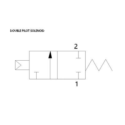 G227A1GP6014A00 NUMATICS/AVENTICS AIR PILOTED POPPET VALVE 227 SERIES 2/2 NC 1" G , EXT PILOT